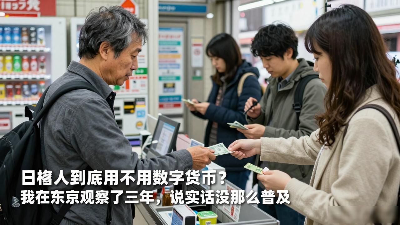 日本数字货币普及现状与日常支付习惯_东京街头现金支付vs加密资产投资比例_日本人使用数字货币吗