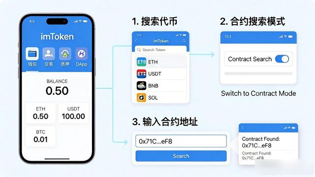 代币token_sol币钱包_如何在imToken钱包App中搜索代币信息