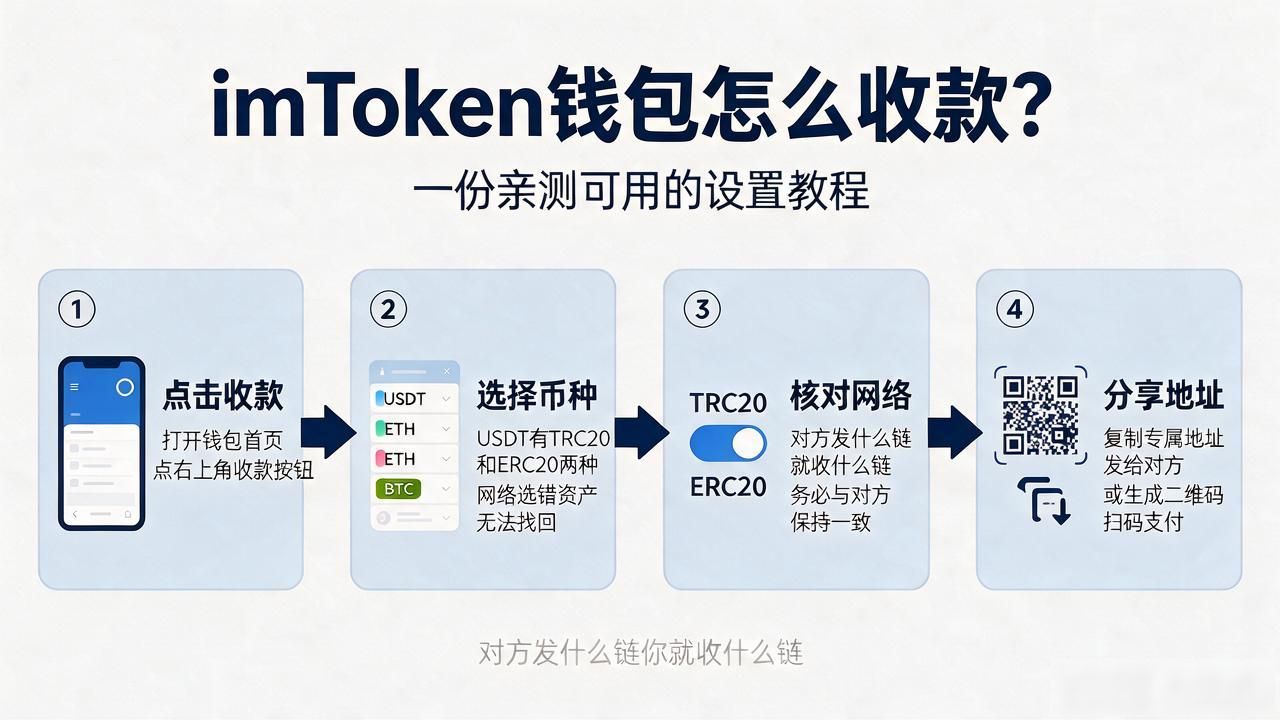 imtoken钱包收款教程_TRC20链收款到账时间_imtoken接收USDT详细教程