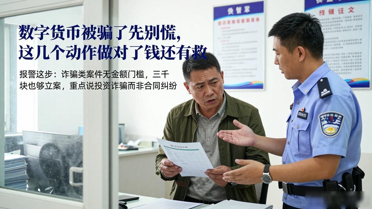 投资诈骗报案流程_数字货币被骗了_数字货币被骗证据收集